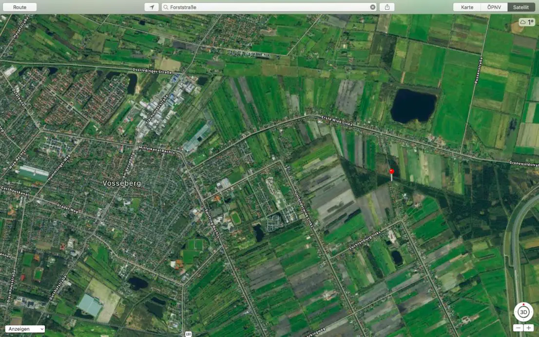 Papenburg -- Grundstück in Papenburg, 850 qm für EFH, ruhige Lage