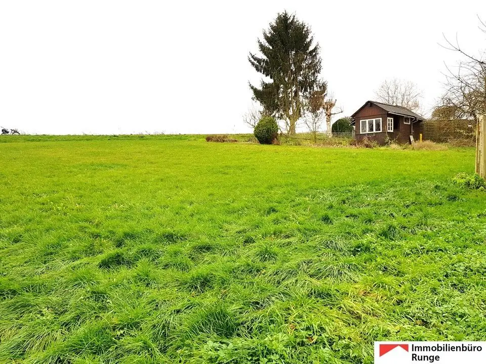 Grundstück mit Hütte -- PROVISIONSFREI - Baulücke in schöner Feldrandlage von Lauenau-Pohle