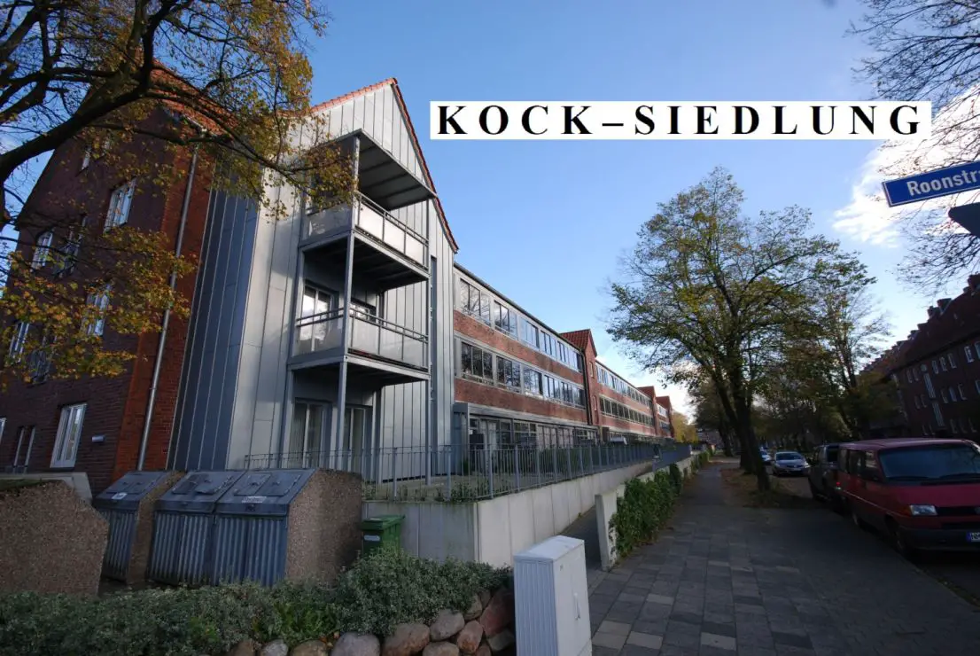 Außenansicht mit Logo -- Wohnen ab 60 Jahre mit Concierge "Haus am Steinkamp"