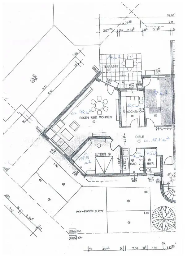 001 -- Gepflegte 3-Zimmer-Erdgeschosswohnung mit Terrasse und Einbauküche in Göttingen