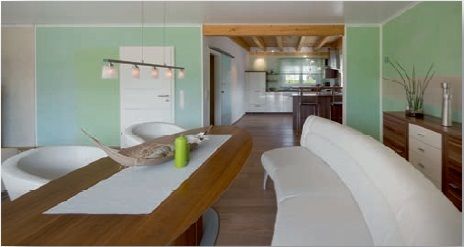 Essbereich mit Küche -- NEUBAU:DHH mit 120m²-KFW55-inkl. Bodenplatte & Grundstück...komplett EINZUGSFERTIG