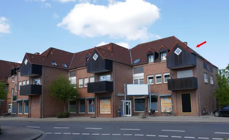 Außenansicht -- Dachgeschoss-Eigentumswohnung in zentrumsnaher Wohnlage von Haren, www.deWeerdt.de