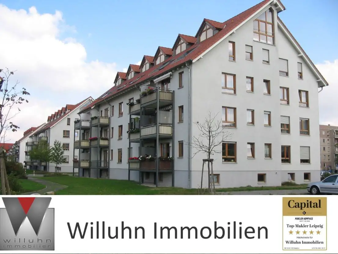307761 2017330162951 0082 -- Schöne Kapitalanlage! Schnuckelige 2 Raum-Wohnung in Leipzig-Paunsdorf mit Balkon