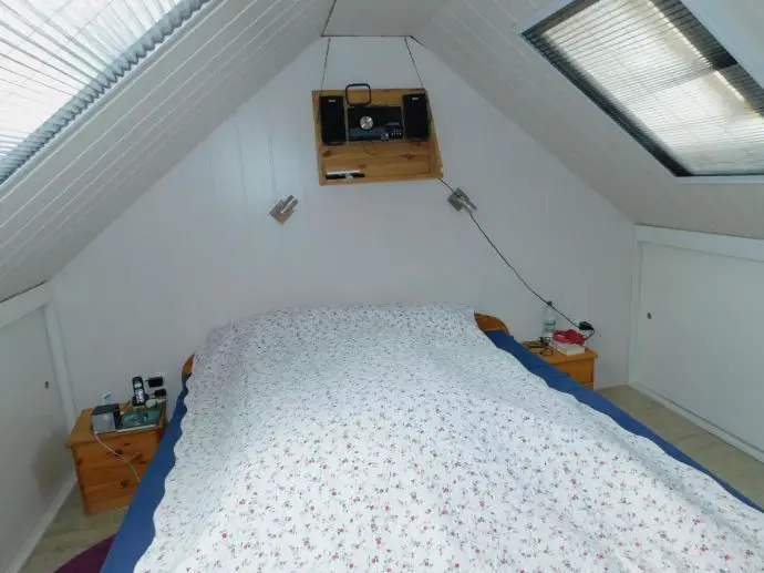 Schlafzimmer im ausgebauten Dachgeschoss