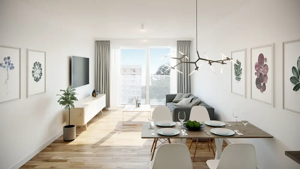 Visualisierung (Musterwohnung) -- Charmante und moderne 2-Zimmer-Wohnung in attraktiver Lage