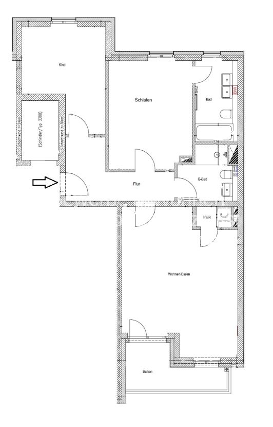 Grundriss -- ERSTBEZUG THALYSIA HÖFE - moderne und komfortable Wohnungen mit Terrasse/Balkon & Einbauküche !