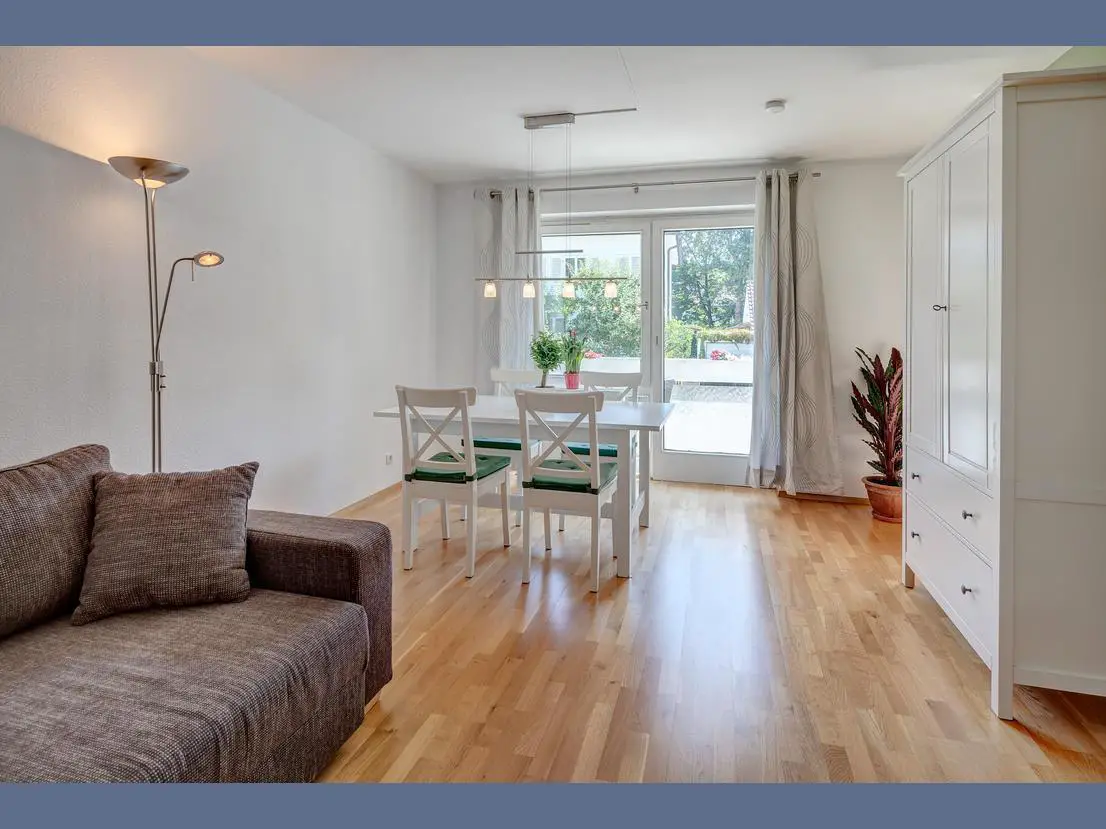 Wohnbereich 10 -- Möbliert: Schöne möblierte 1-Zimmer Wohnung in München Harlaching