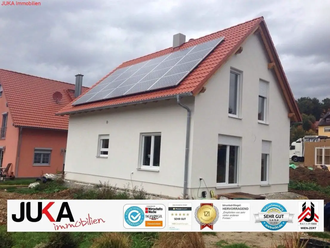 Projektiert Juka Immobilien Ba -- Satteldachhaus 120 in KFW 55, Mietkauf ab 1063 ,-EUR mtl.