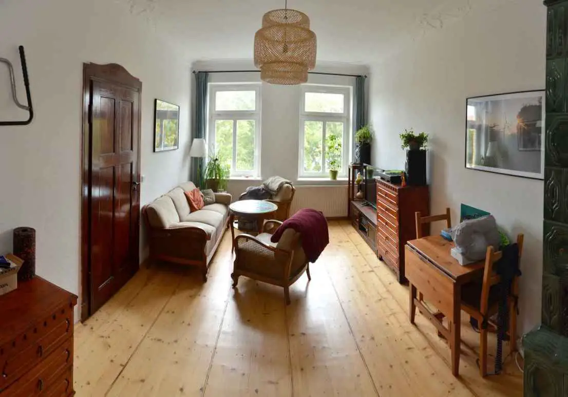 Zimmer1 -- 3 Zimmer Wohnung in Reudnitz-Thonberg, Balkon, EBK, Dielenboden