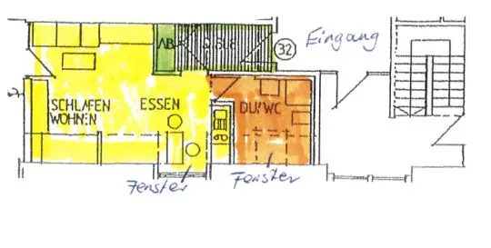  -- Bitte nur Email-Anfragen! Sehr schönes 39m²-Appartement mit Balkon in Regensburg