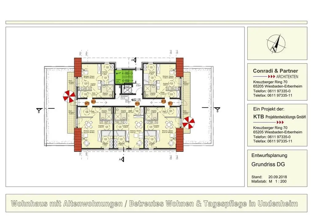 Grundriss DG -- ImmobilienPunkt*** Tolle Terrassenwohnung - Neubau-ETW in Undenheim