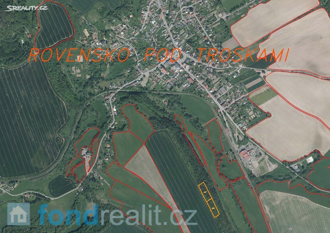 Prodej  lesa 6 474 m², Rovensko pod Troskami, okres Semily