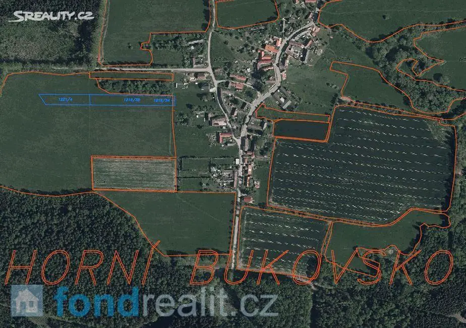 Prodej  pozemku 2 953 m², Dolní Bukovsko - Horní Bukovsko, okres České Budějovice