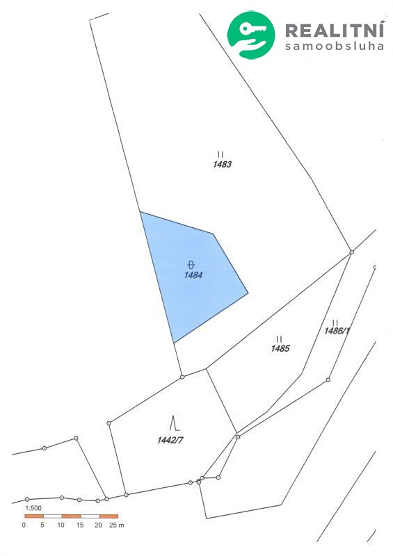 Prodej  lesa 4 406 m², Ústí nad Labem - Ústí nad Labem-Neštěmice, okres Ústí nad Labem