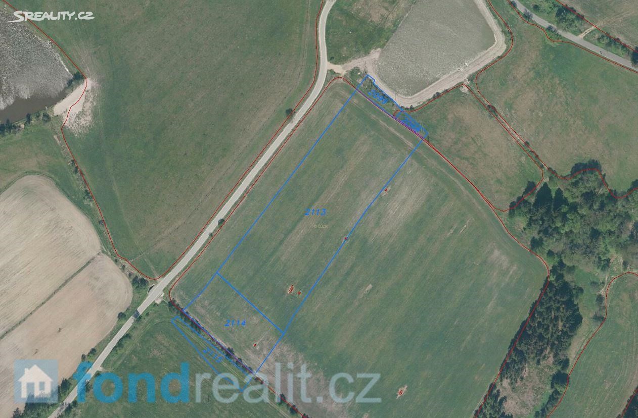 Prodej  pozemku 16 497 m², Nová Bystřice, okres Jindřichův Hradec