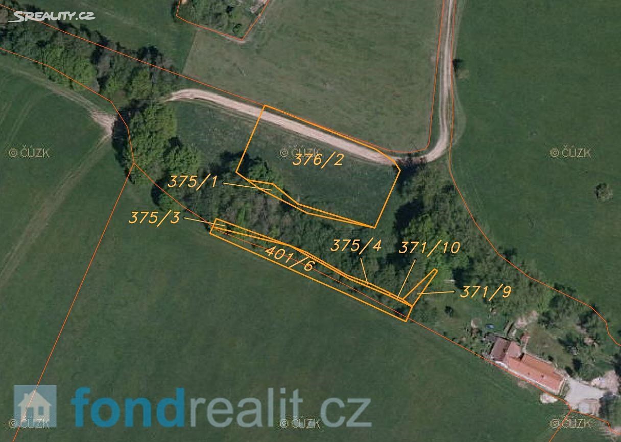 Prodej  pozemku 3 629 m², Dolní Bukovsko - Popovice, okres České Budějovice