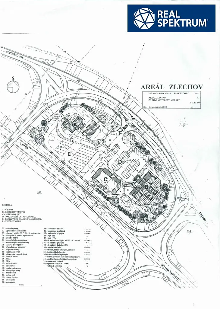 Prodej  komerčního pozemku 12 022 m², Zlechov, okres Uherské Hradiště