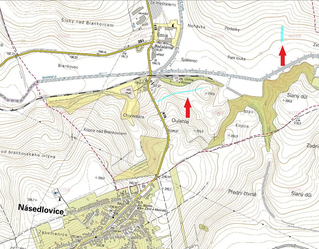 Prodej  pole 4 651 m², Uhřice, okres Hodonín