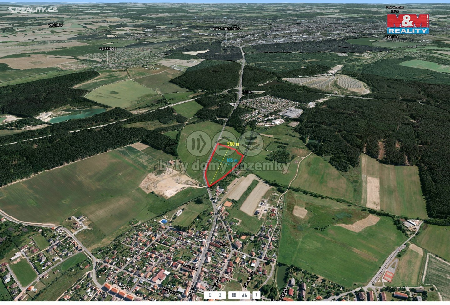 Prodej  komerčního pozemku 71 206 m², Líně, okres Plzeň-sever