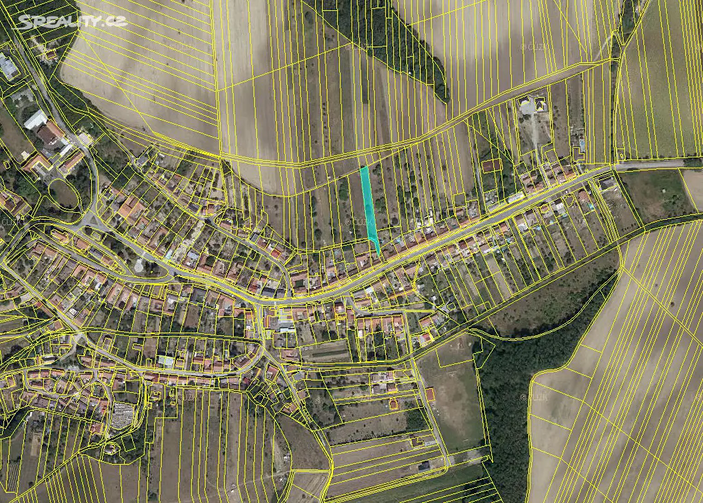 Prodej  stavebního pozemku 525 m², Diváky, okres Břeclav