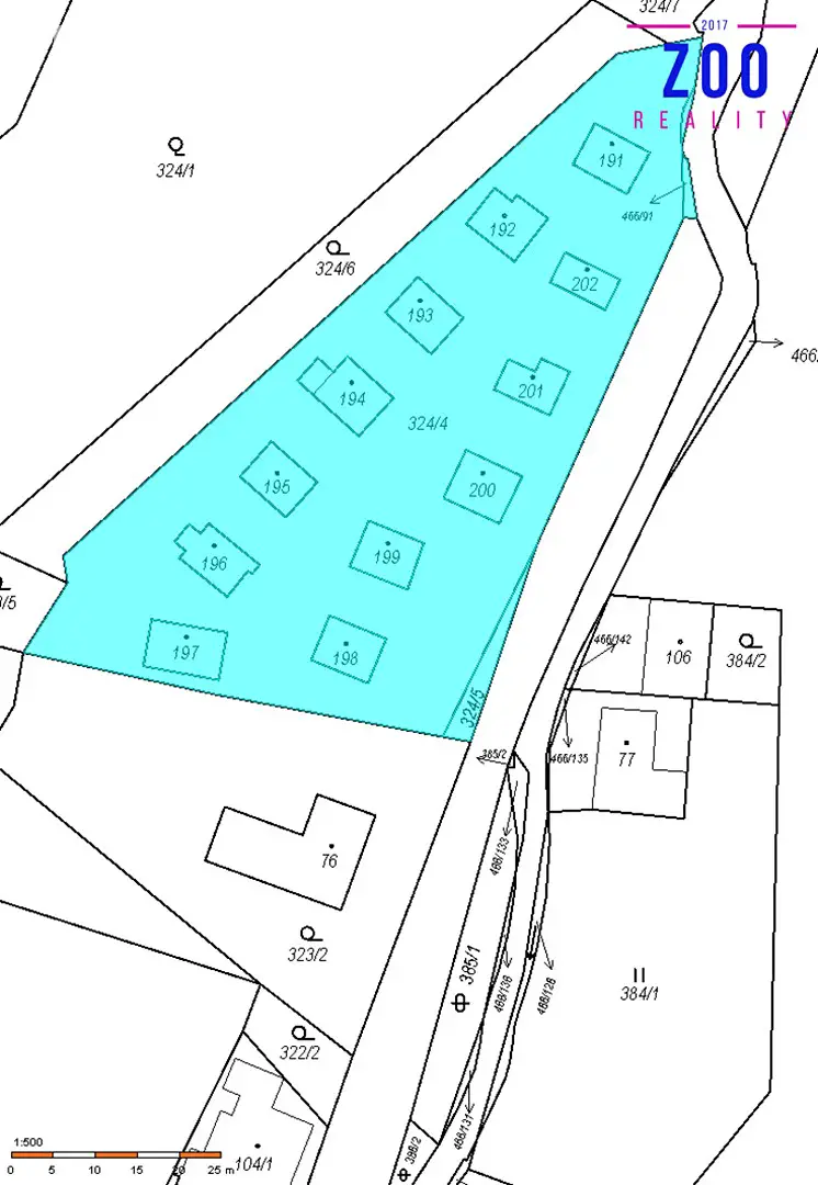 Prodej  stavebního pozemku 3 066 m², Perštejn, okres Chomutov