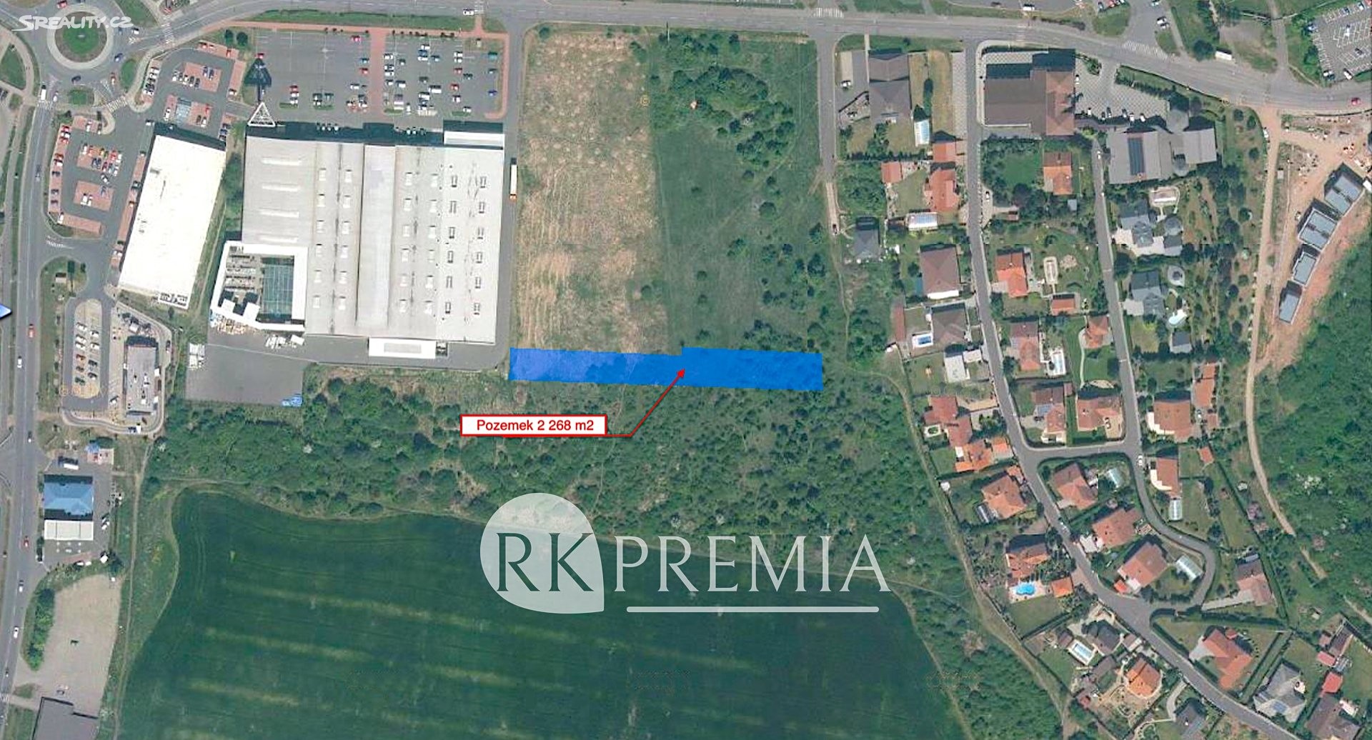 Prodej  komerčního pozemku 2 268 m², Okružní, Most