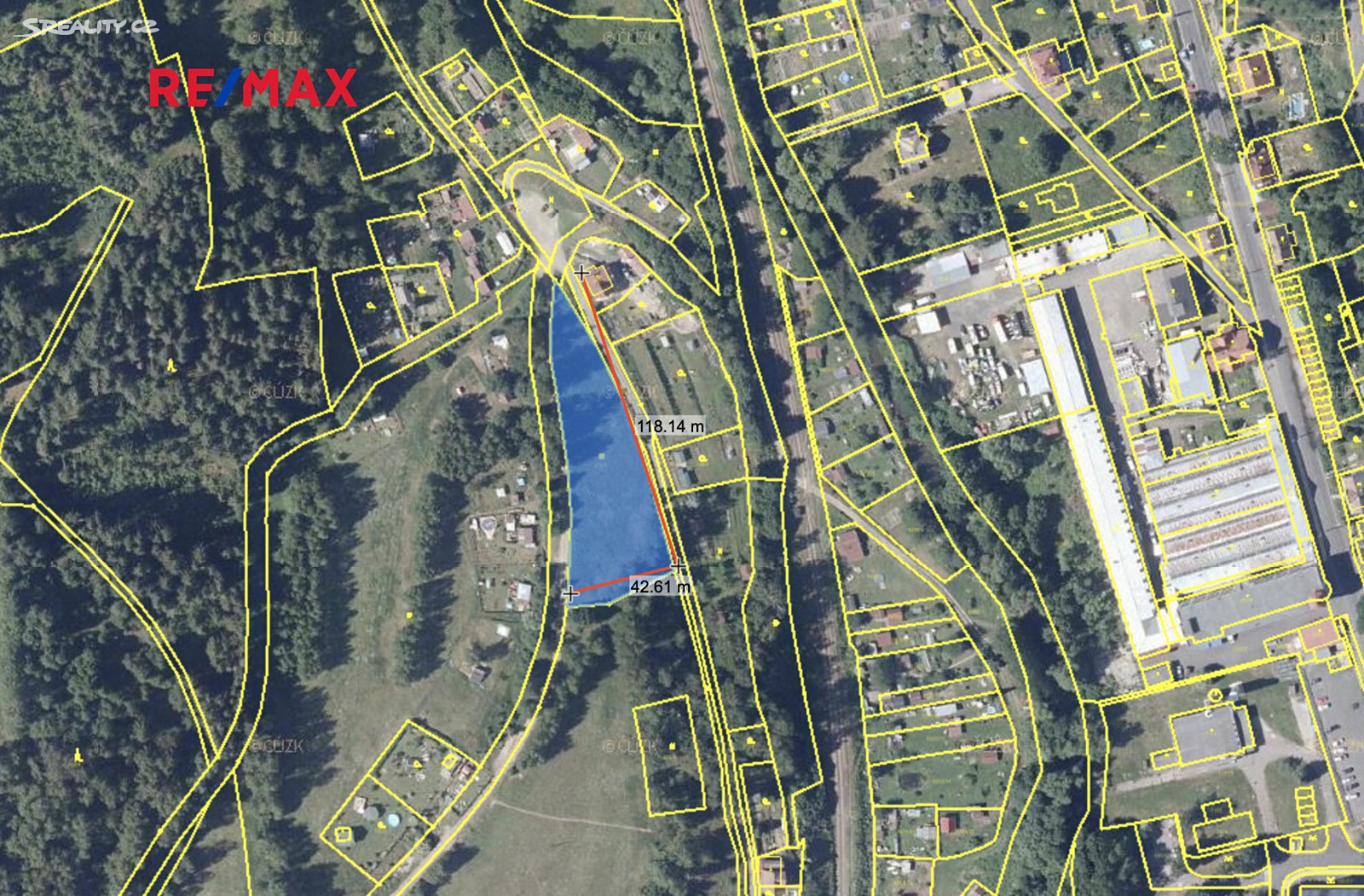 Prodej  stavebního pozemku 3 136 m², Kraslice, okres Sokolov