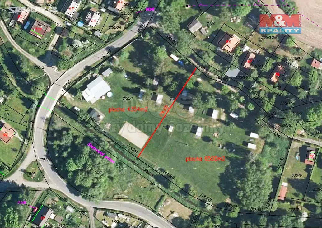 Prodej  pozemku 6 500 m², Lipová - Stebnice, okres Cheb