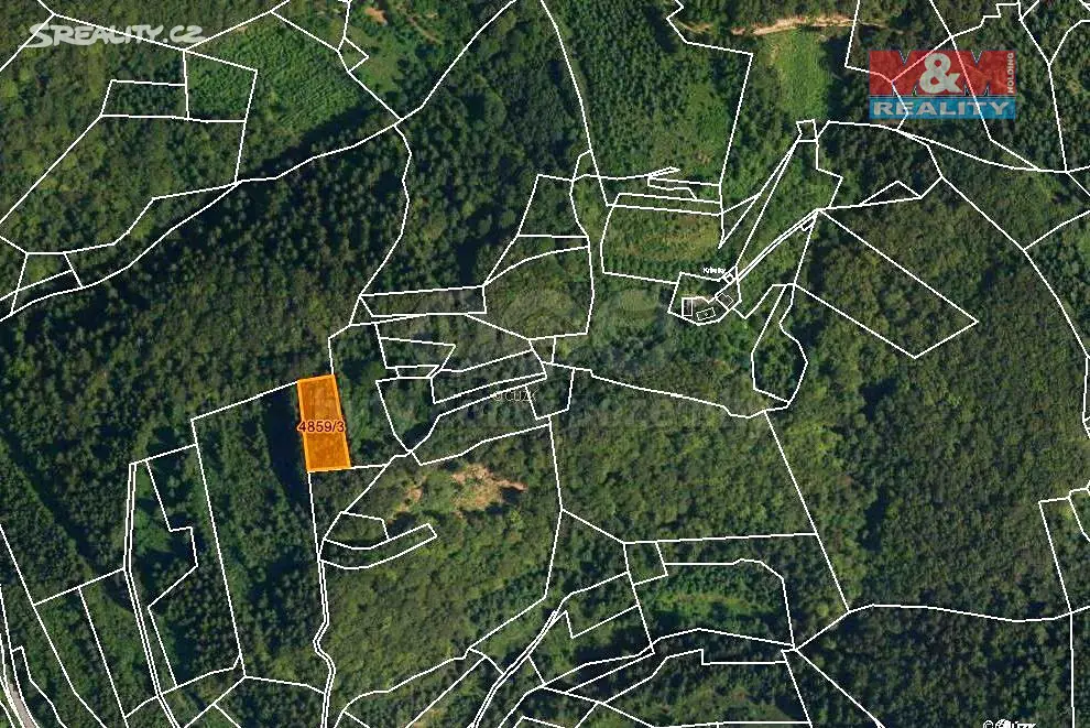 Prodej  lesa 5 001 m², Halenkov, okres Vsetín