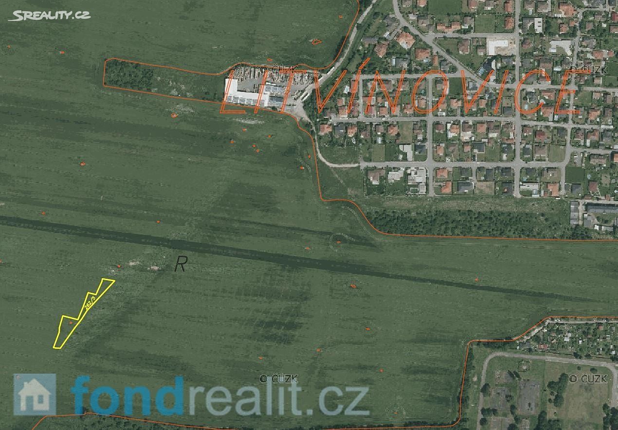 Prodej  pozemku 1 999 m², Litvínovice, okres České Budějovice