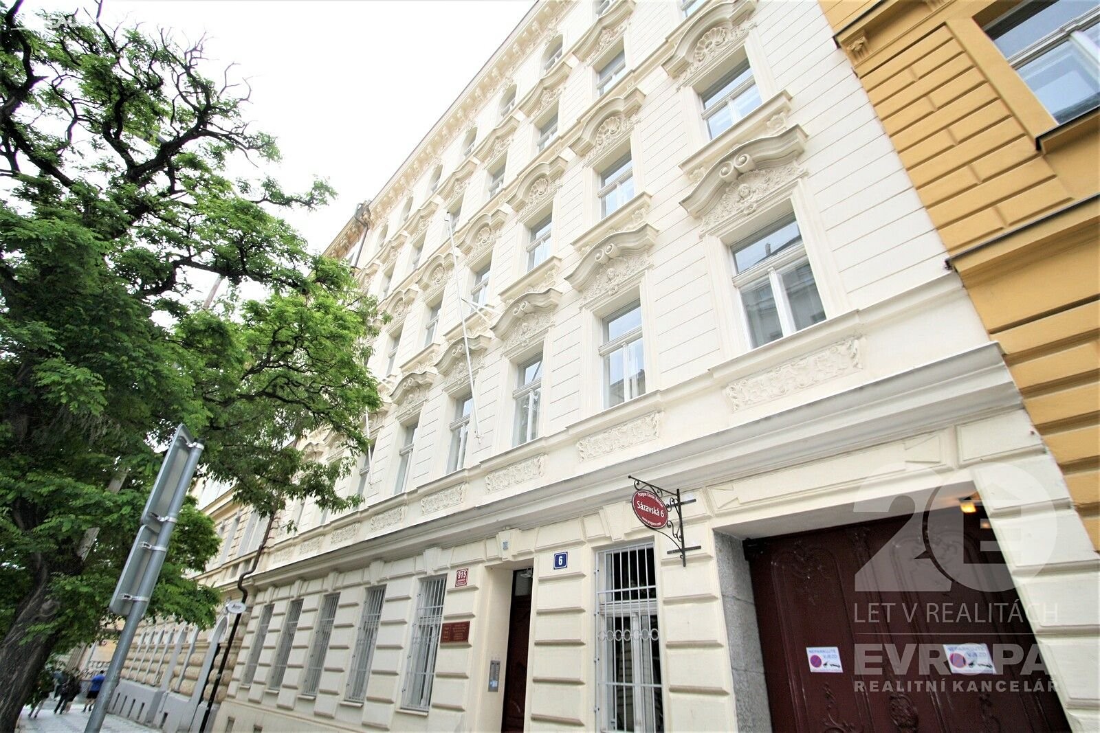Pronájem bytu 1+kk 35 m², Sázavská, Praha 2 - Vinohrady