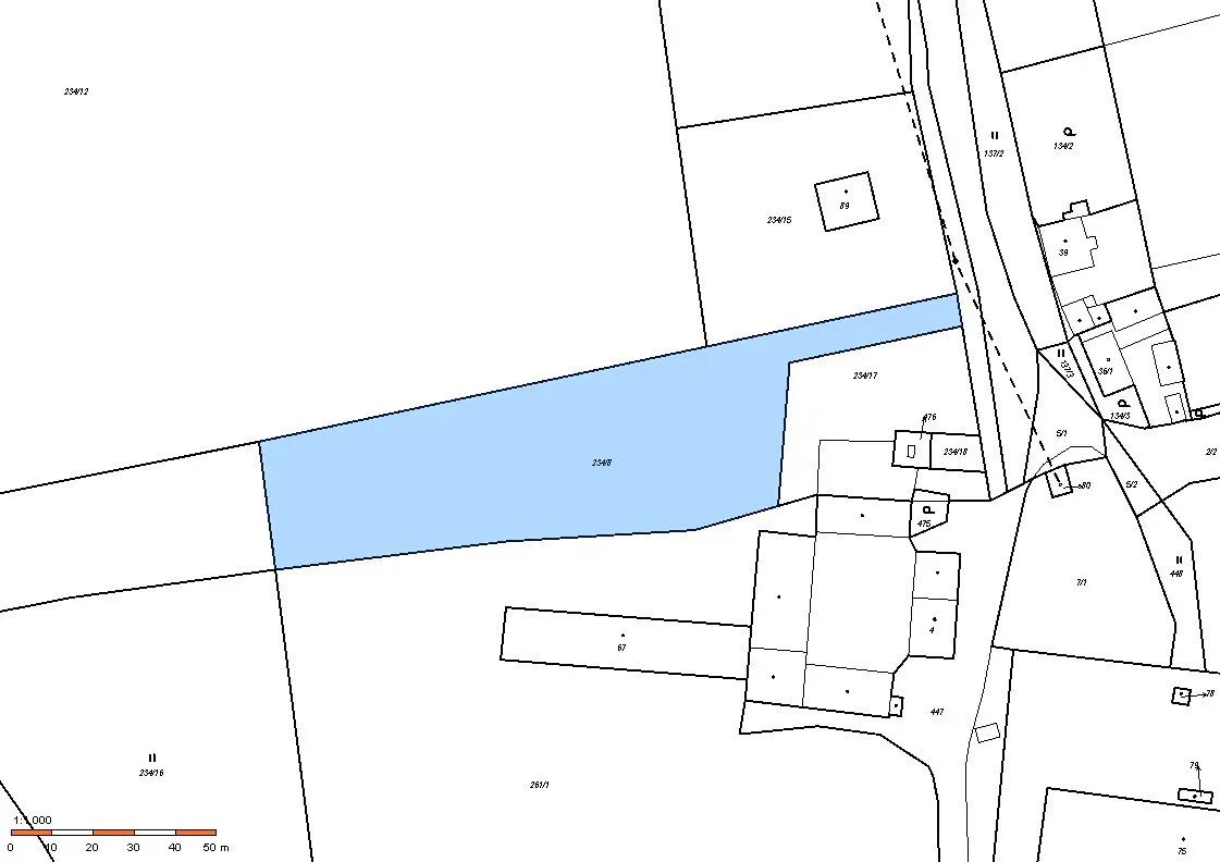 Prodej  komerčního pozemku 5 141 m², Třebeň - Horní Ves, okres Cheb