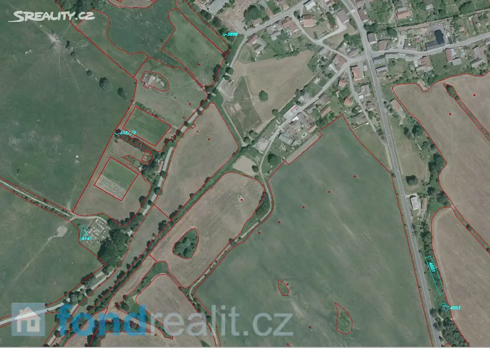 Prodej  pozemku 50 082 m², Číměř, okres Jindřichův Hradec