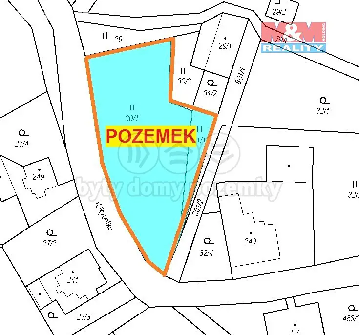 Prodej  stavebního pozemku 1 224 m², K Rybníku, Dolní Poustevna - Horní Poustevna