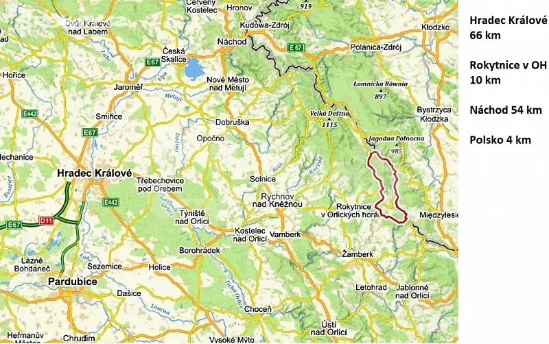 Prodej  louky 2 936 m², Bartošovice v Orlických horách, okres Rychnov nad Kněžnou