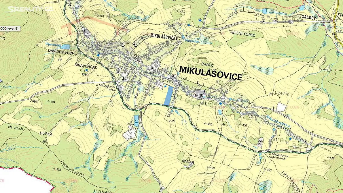 Prodej  stavebního pozemku 19 450 m², Mikulášovice, okres Děčín