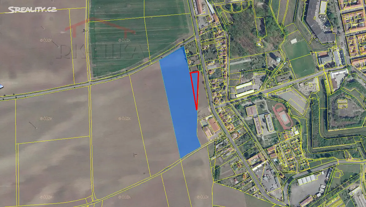 Prodej  stavebního pozemku 33 282 m², Terezín - Nové Kopisty, okres Litoměřice