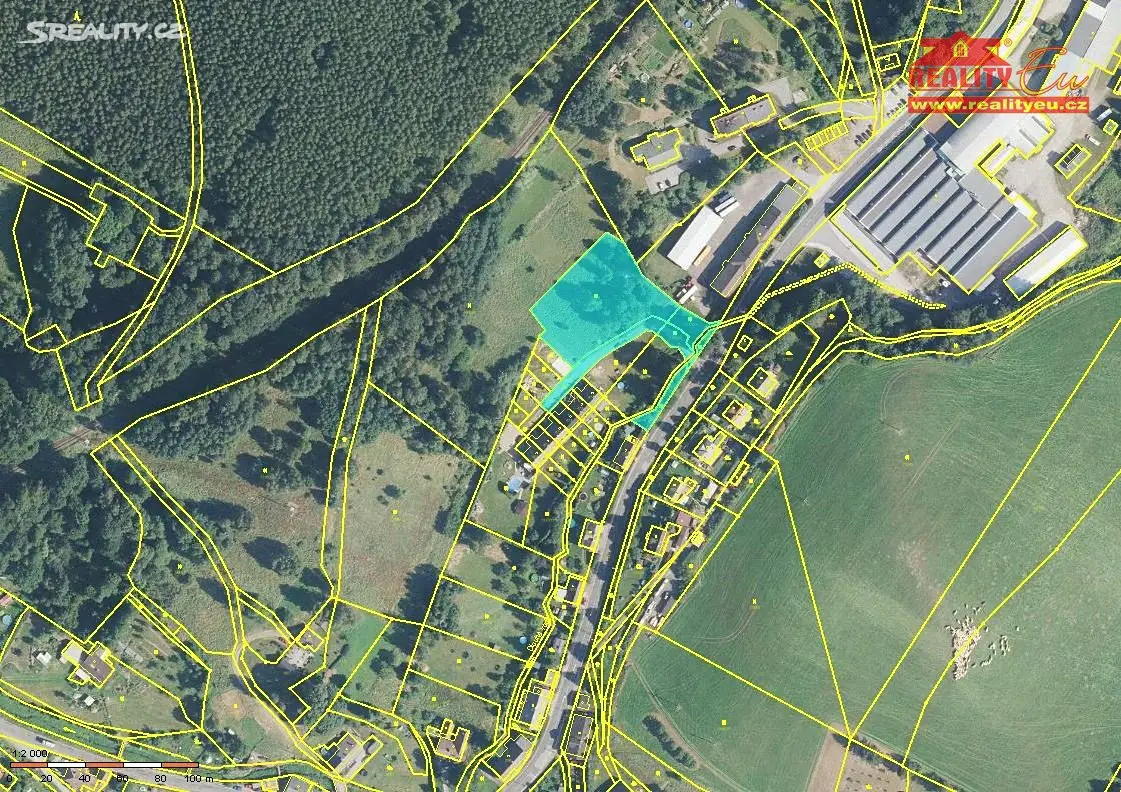 Prodej  stavebního pozemku 3 826 m², Bernartice, okres Trutnov