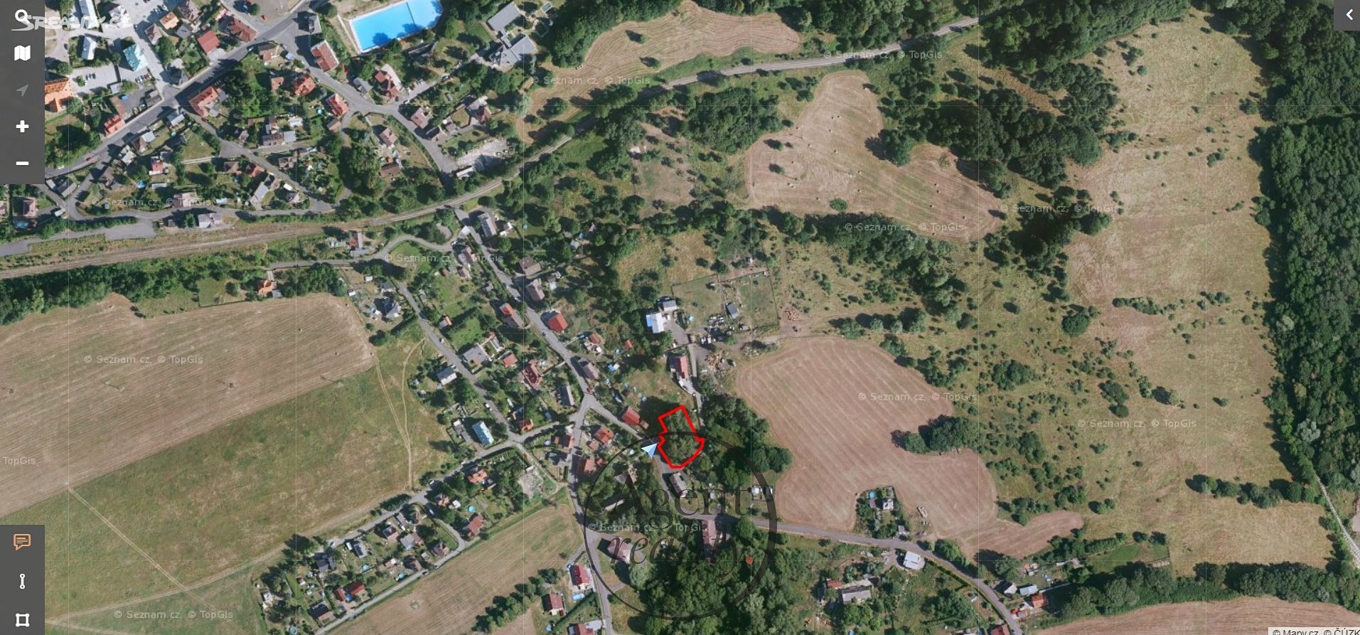 Prodej  stavebního pozemku 1 214 m², Jílové, okres Děčín