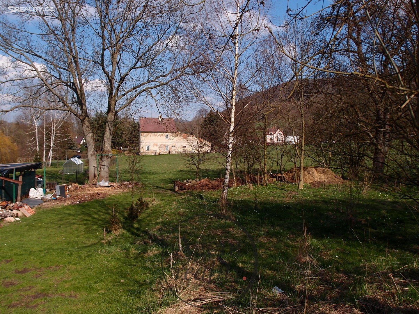 Prodej  stavebního pozemku 1 639 m², Jílové - Modrá, okres Děčín
