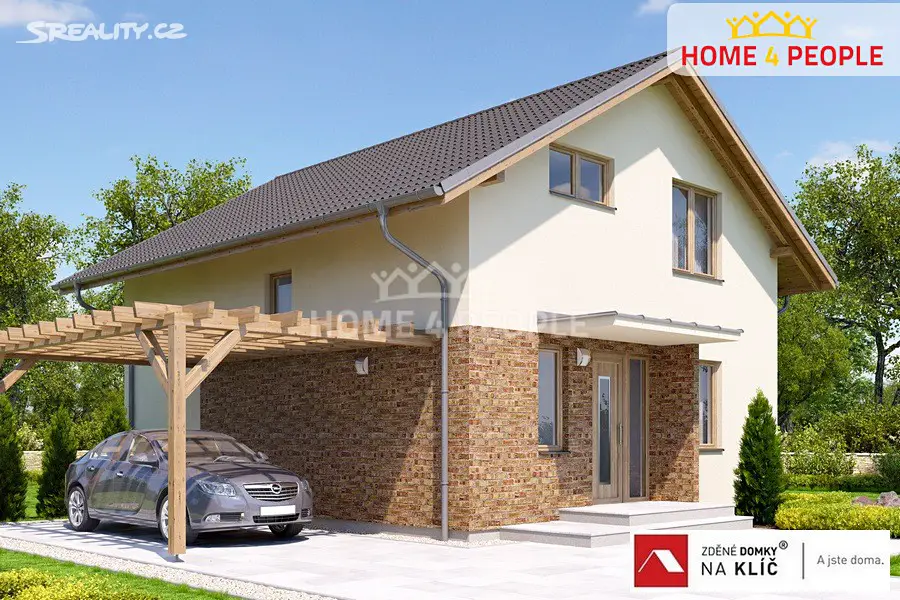 Prodej  projektu na klíč 121 m², pozemek 1 867 m², Bystřice pod Hostýnem - Rychlov, okres Kroměříž