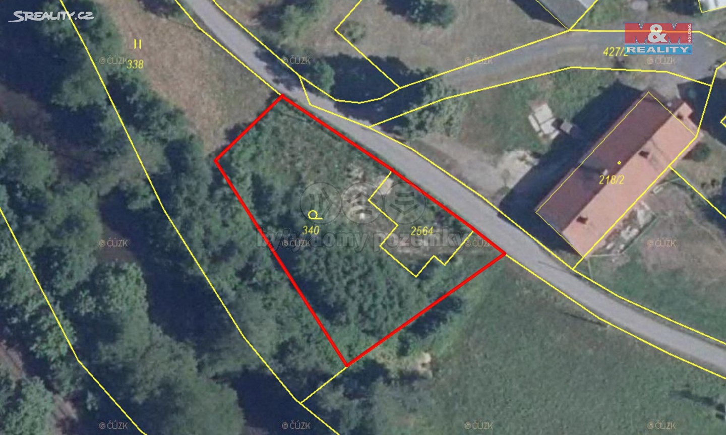 Prodej  stavebního pozemku 1 260 m², Bílý Kostel nad Nisou, okres Liberec