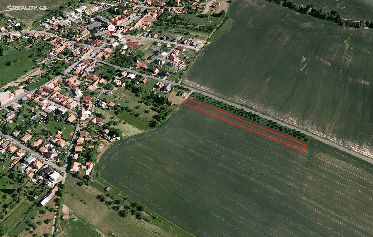 Prodej  stavebního pozemku 1 965 m², Opatovice, okres Přerov