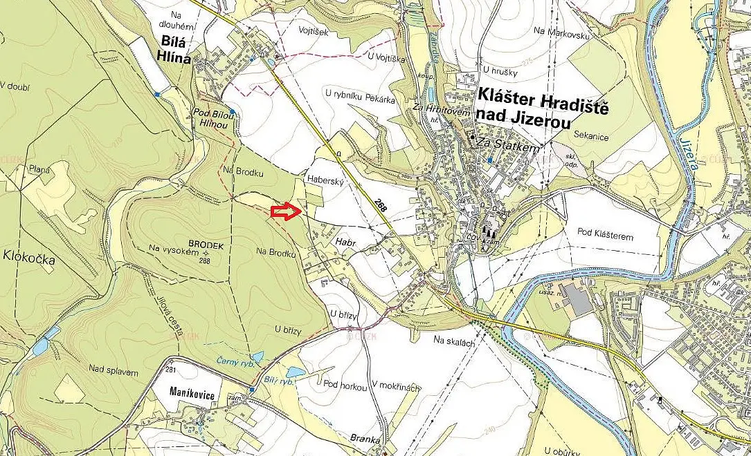 Klášter Hradiště nad Jizerou, okres Mladá Boleslav