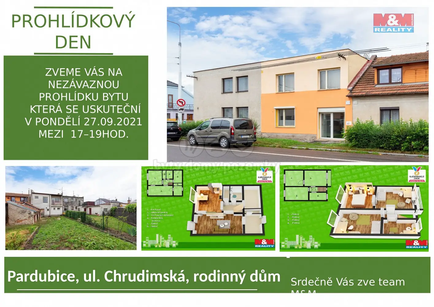 Chrudimská, Pardubice - Zelené Předměstí