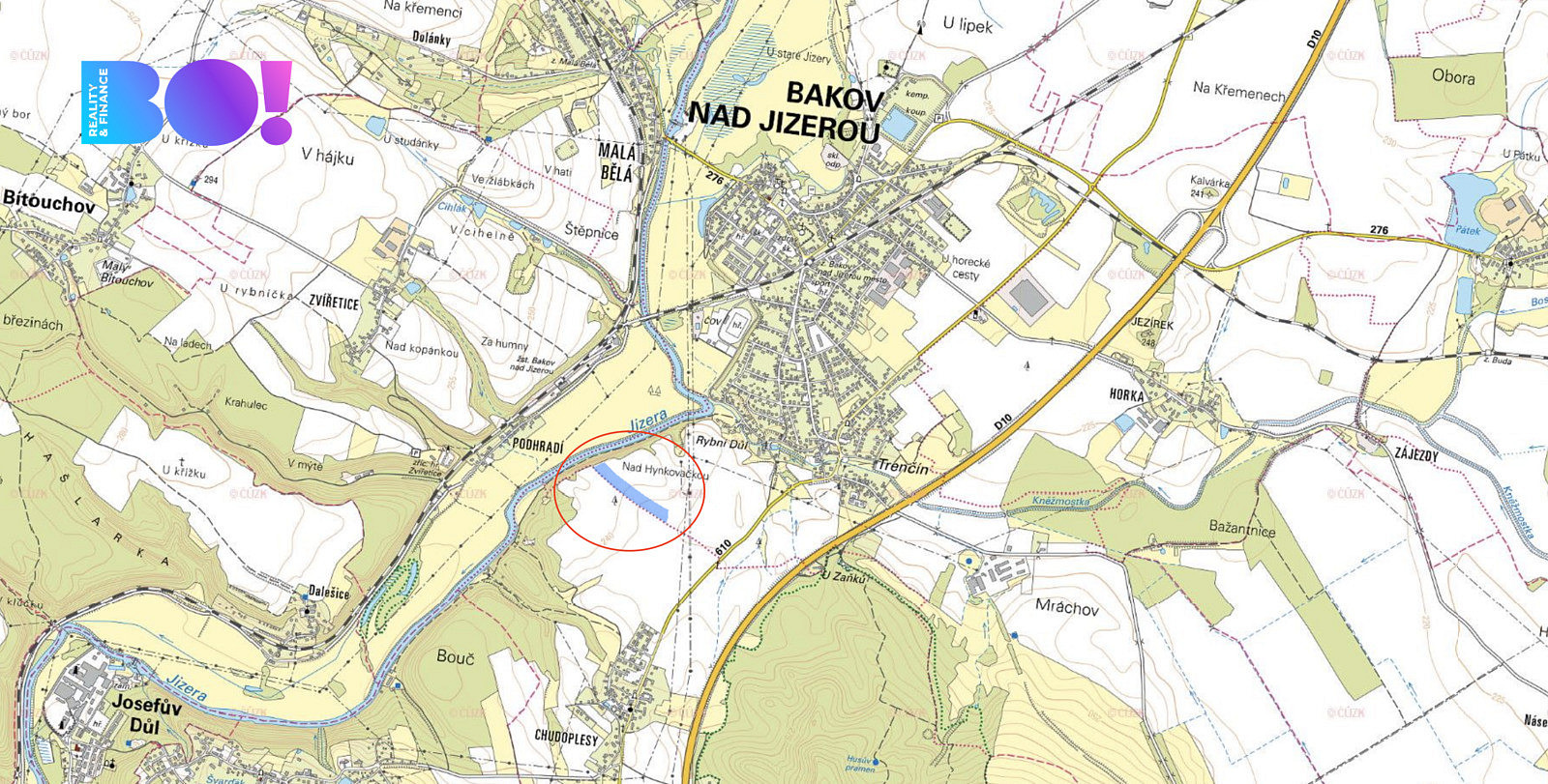 Bakov nad Jizerou, okres Mladá Boleslav
