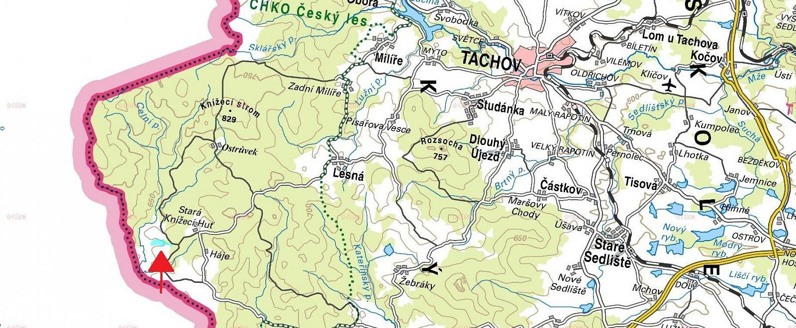 Lesná, okres Tachov