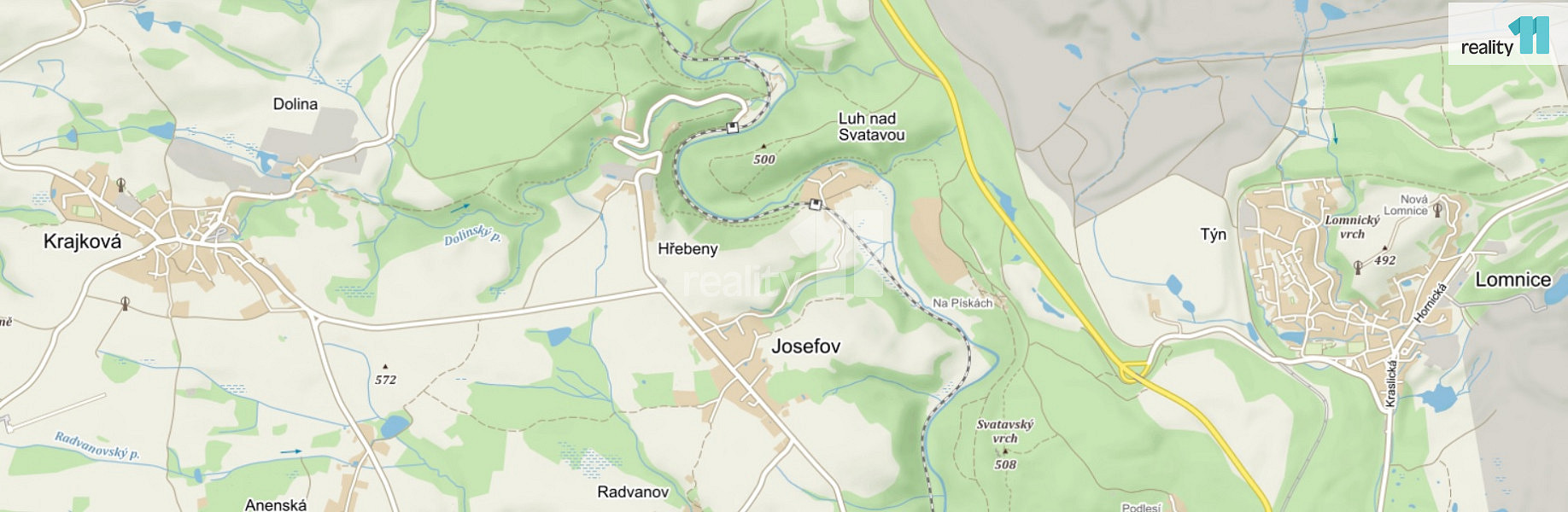 Josefov - Luh nad Svatavou, okres Sokolov