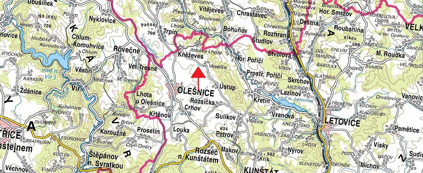 Olešnice, okres Blansko