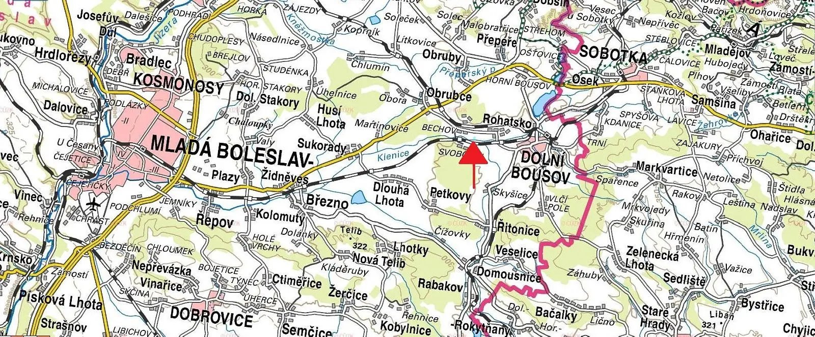 Dolní Bousov - Bechov, okres Mladá Boleslav